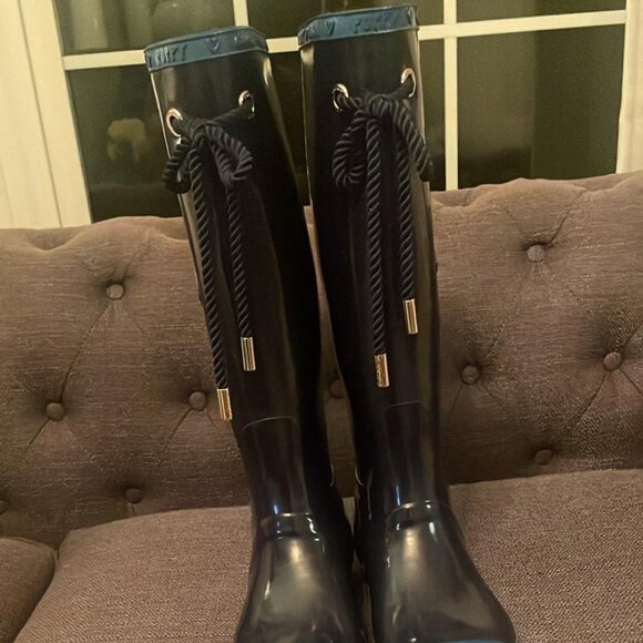 Coach Poppy Rain Boots - Size 9 - Picture 5 of 9